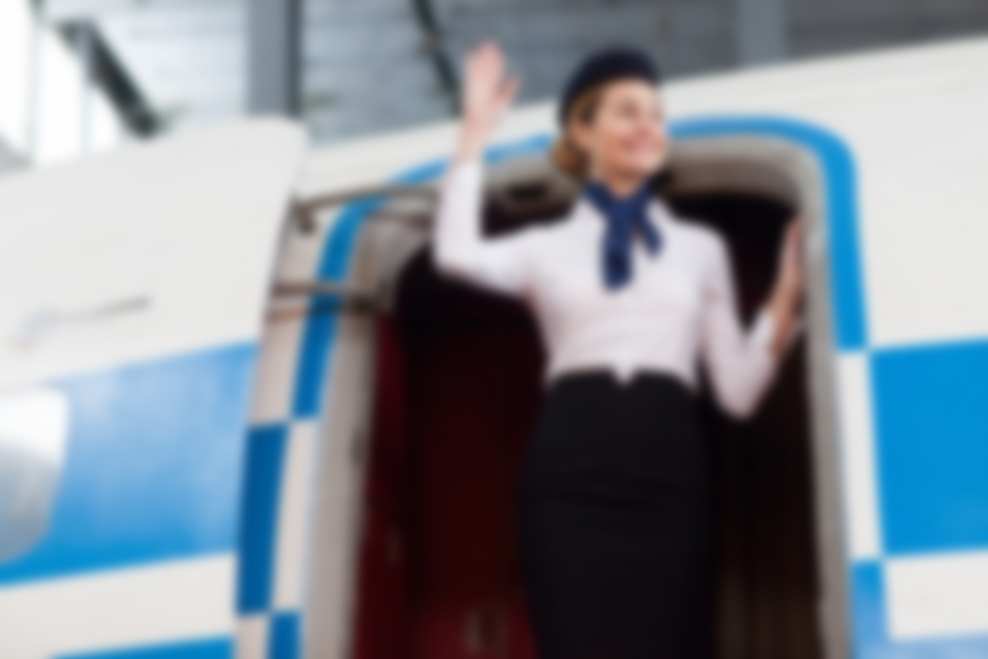 キャビンアテンダントの画像