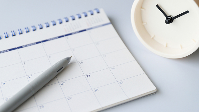 レッスン日・時間の決定の画像